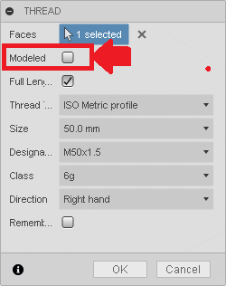 Thread creation tab
