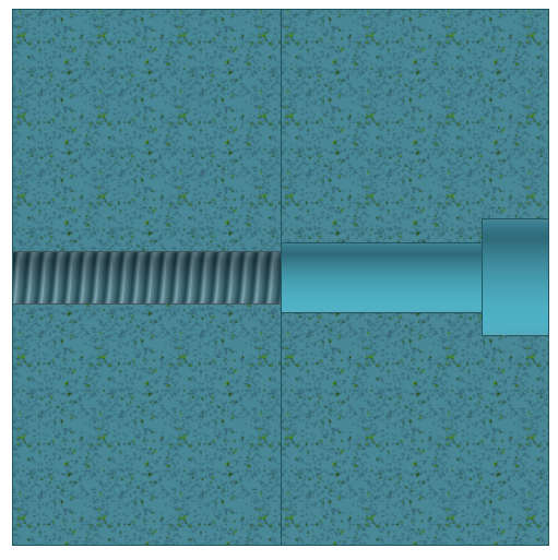 Nastran InCAD Useful Length of cap screw type bolt connector