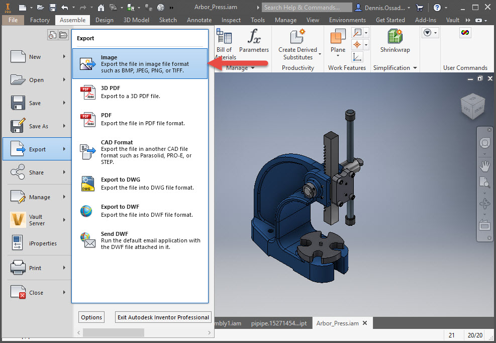 How to create a high resolution images for quality print-outs or  presentations with Inventor