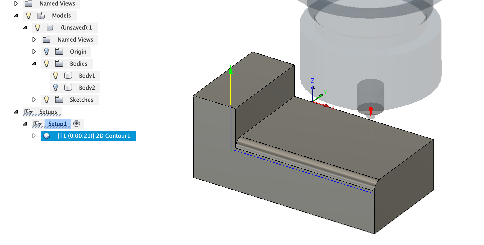 How to avoid model collisions with vertical walls when cutting external