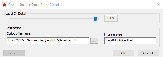 How to filter out data using point cloud classification in Civil 3D ...