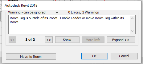 Room Tag is outside of its Room" when placing rooms on a linked file in Revit | Revit 2020 | Autodesk Knowledge Network