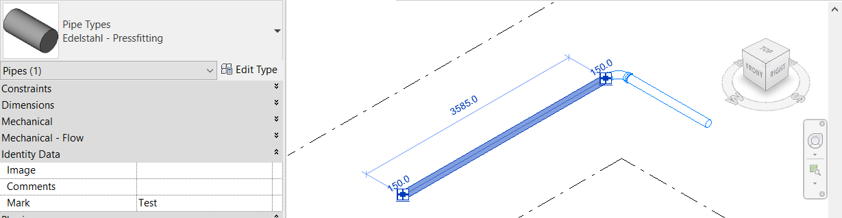 Revit Pipe Schedule Total Length