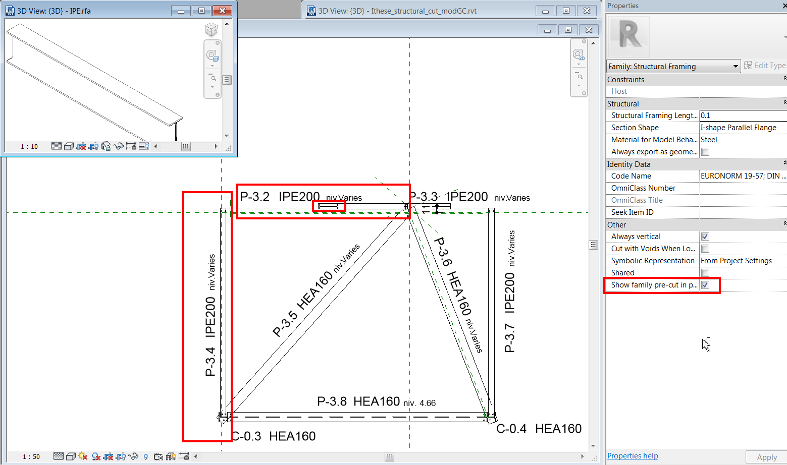 REVIT Structural framing elements being cut in plan view even when