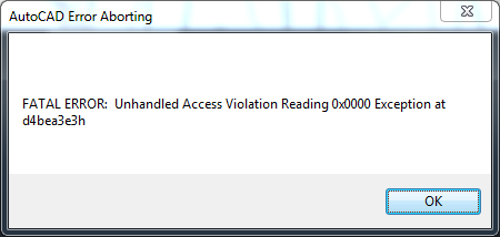 Crash When Launching Opening Closing Files Or Clicking The Ribbon In Older Releases Of Autocad Autocad Autodesk Knowledge Network