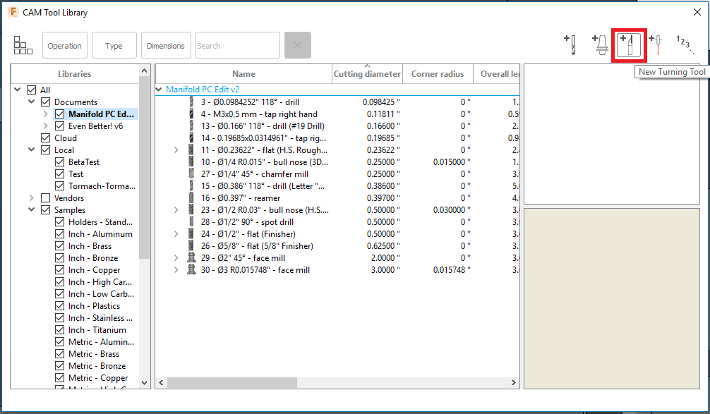 How to create internal turning threading tools in Fusion 360