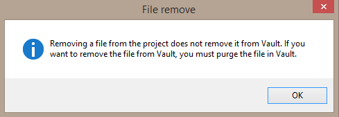 How to remove a file from an AutoCAD Plant 3D project on Autodesk Vault