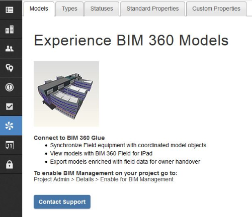 Cannot find the Enable for BIM management option in BIM 360 Field