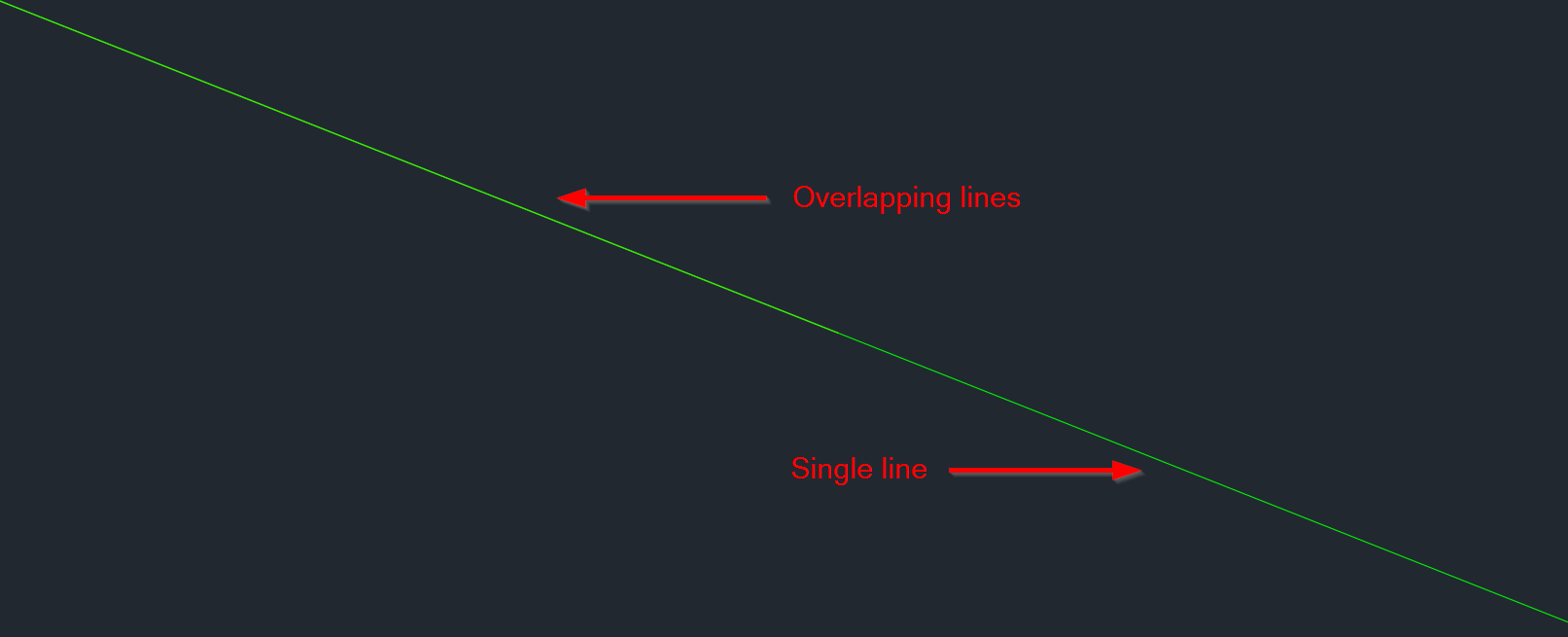 Overlapped Lines Appear Thicker In AutoCAD AutoCAD 2019 Autodesk 