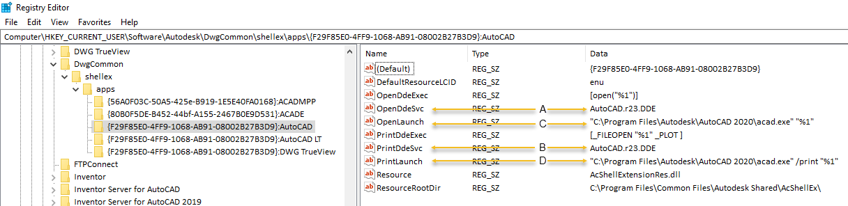 Windows Cannot Find Filename Dwg Acad Exe Or Acadlt Exe When Double Clicking A Dwg File To Open In Autocad Autocad Autodesk Knowledge Network