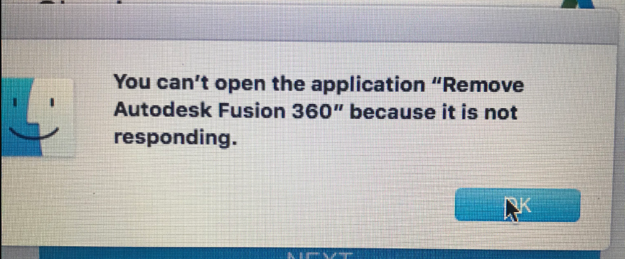 Error: "You Can't Open The Application Remove Autodesk Fusion 360 ...