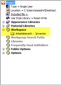 Inventor: After changing to newer release Inventor does not find some ...
