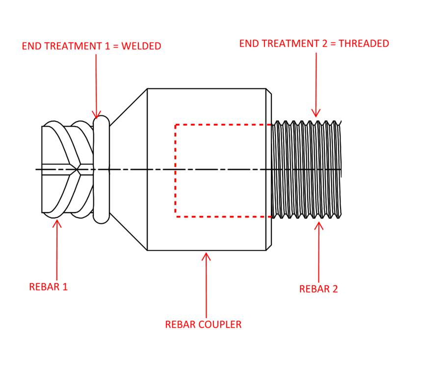 Revit You don't see bar engagement "0" in standard rebar coupler