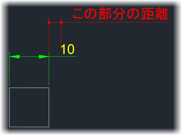 寸法補助線の外に寸法値が配置されるときの距離を変更したい Autocad Autodesk Knowledge Network