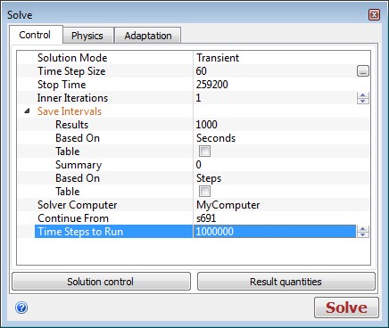 Modelling long term transient temperature decay in Autodesk CFD