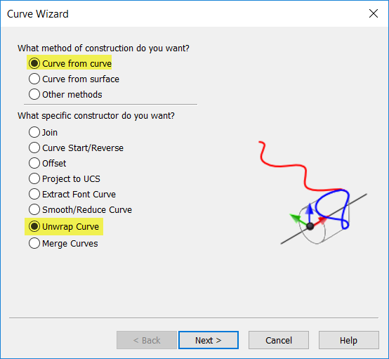 How wrap a chamfer around the Caxis in FeatureCAM