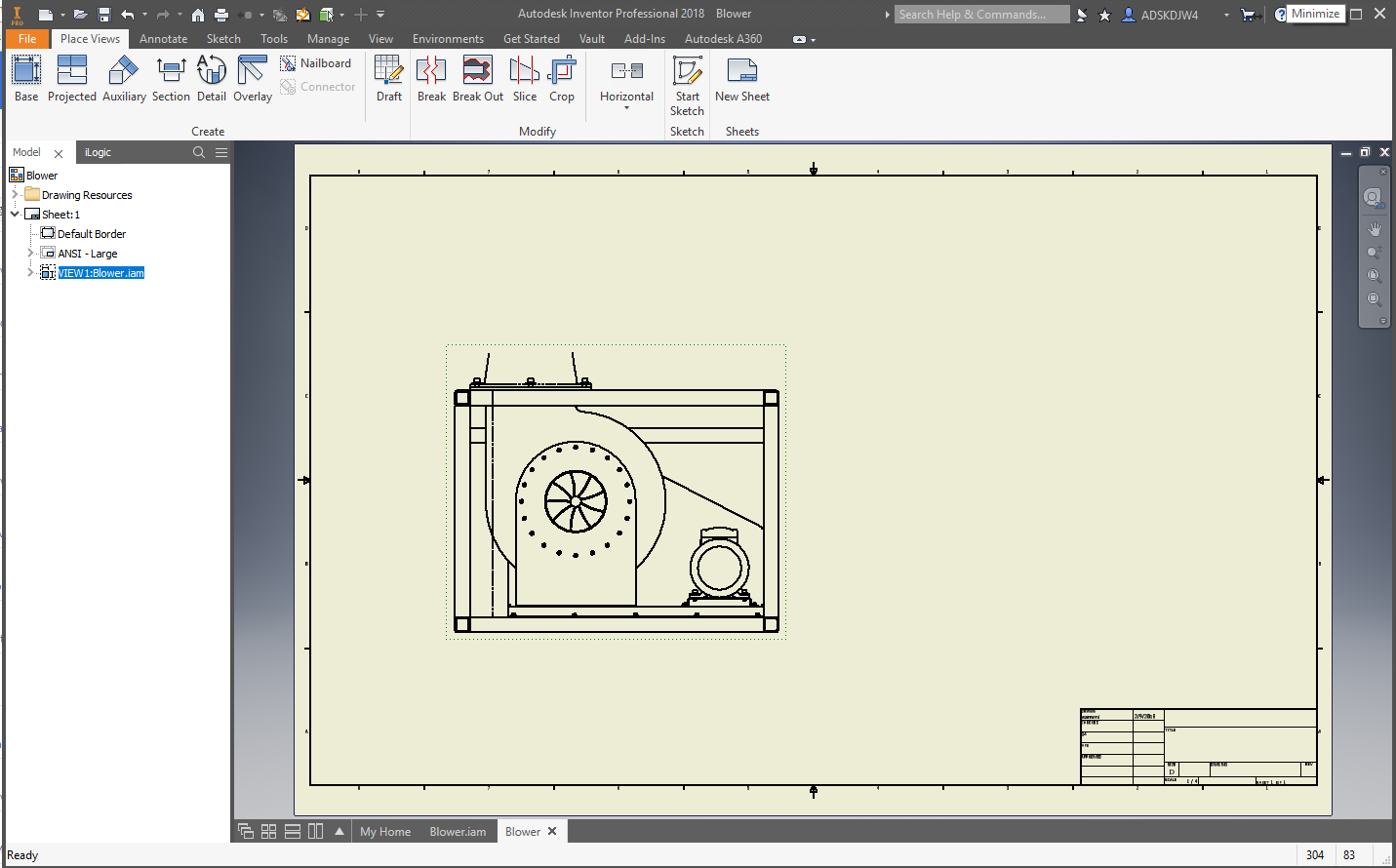 Part Set To Reference In An Inventor Assembly Is Cut Off Of The Drawing View When Placed Inventor Autodesk Knowledge Network