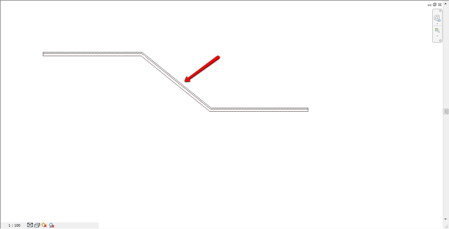 Aligning dimensions on angled walls in Revit