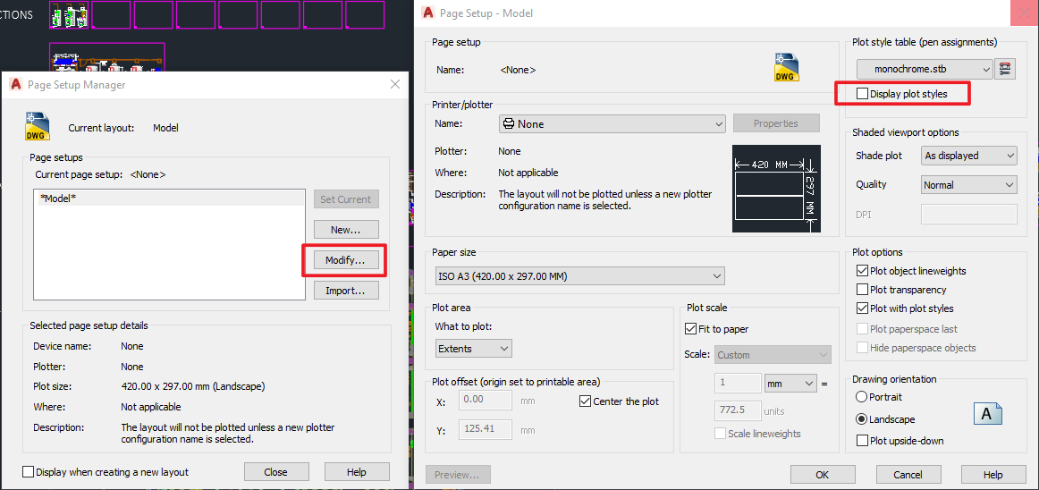 Autocad Colors Not Showing In Model Space