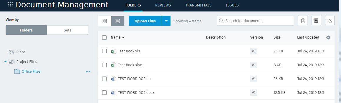 Unable to edit Office documents online from BIM 360