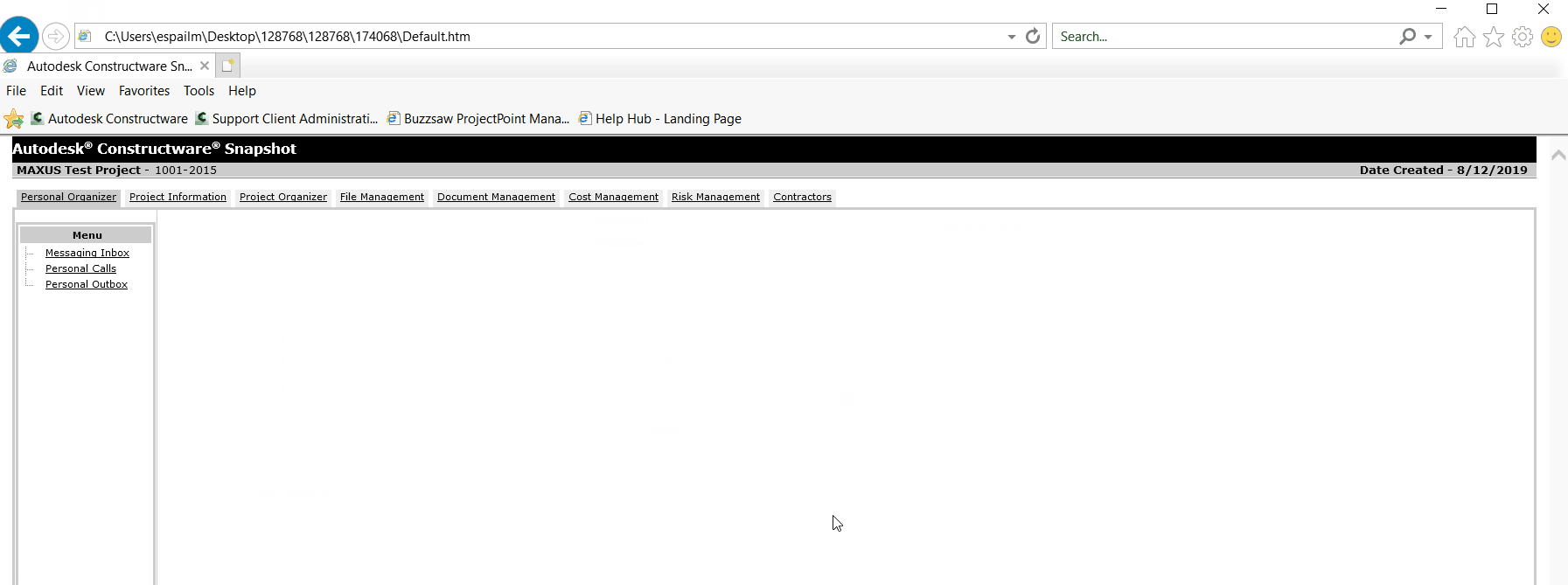 How to open a Constructware Snapshot in Windows 10