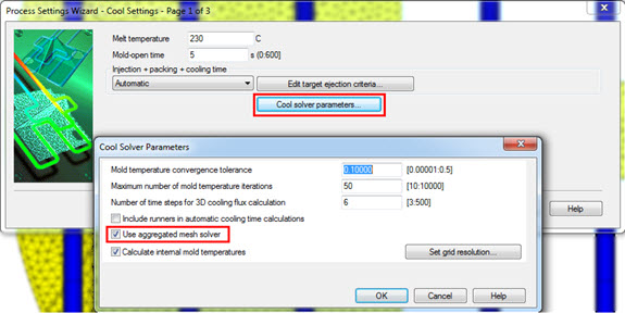 Slow analysis speed with Cool (BEM) simulation in Moldflow