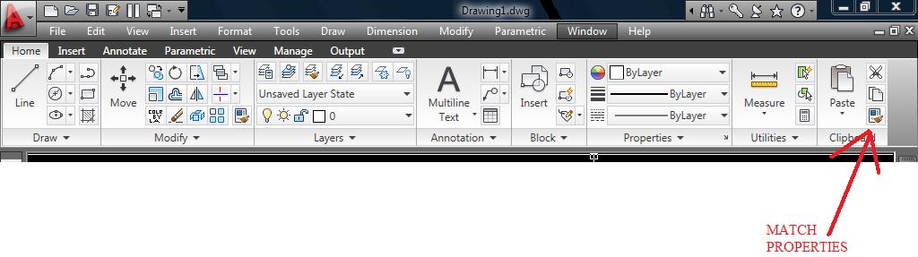 Matchprop autocad не работает