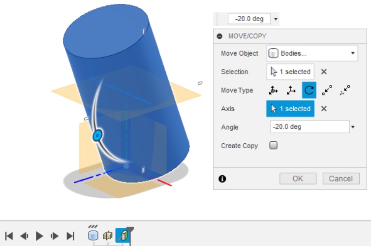 How to Rotate a Sketch in Fusion 360