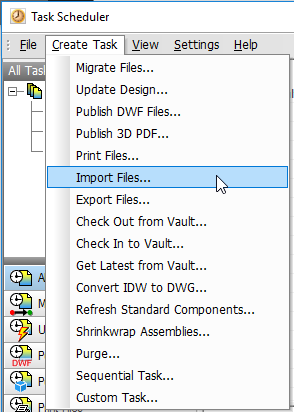How to batch or Iges files using Task Scheduler in Inventor