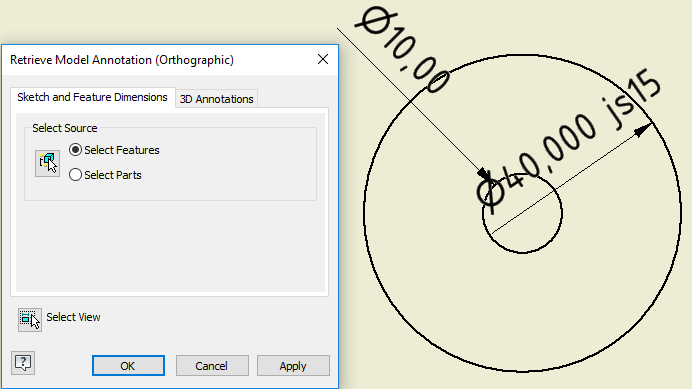 Tolerance in drawing switches back when the view is updated in Inventor
