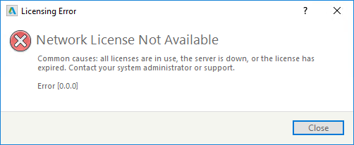 Network License Not Available Error 0 0 0 When Starting Autodesk Software Autocad Autodesk Knowledge Network - good roblox names not taken 2017