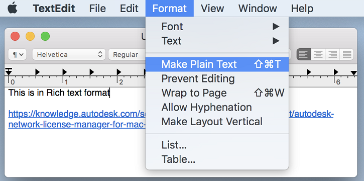 Cómo crear archivo de texto formato TextEdit en un Mac