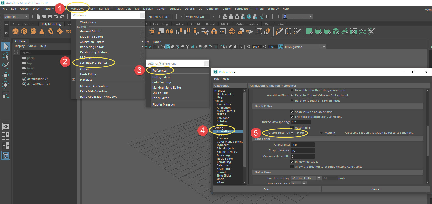 Graph Editor Has Black Vertical Lines In Maya 2018