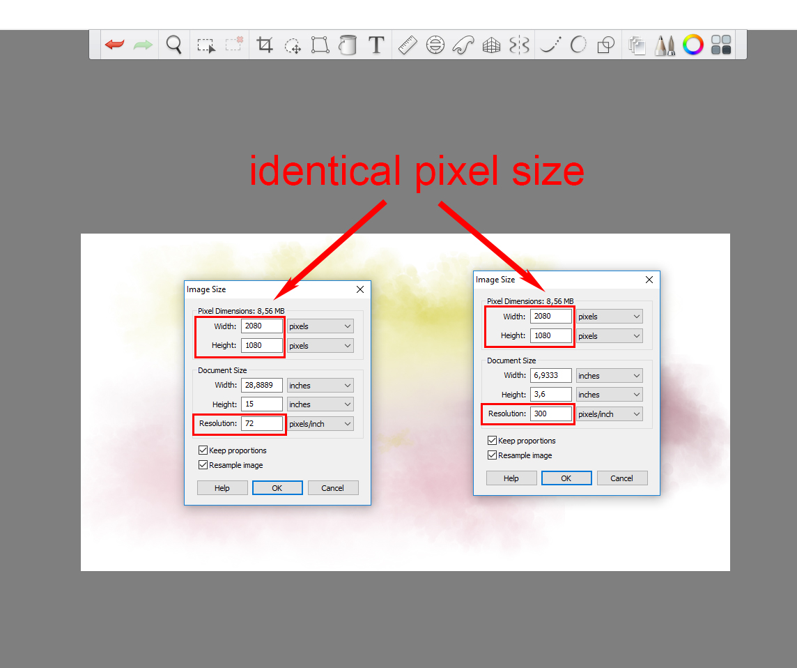 Can't save image in 300 dpi formatting in Sketchbook for Enterprise 2019