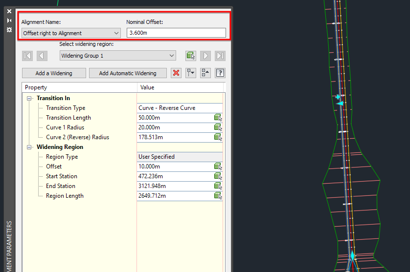 Transition Between Regions Of A Corridor Is Not Smooth In Civil 3d