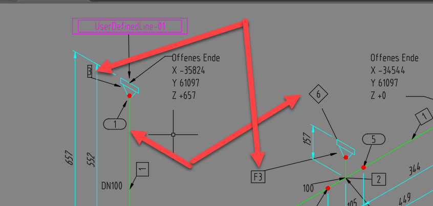 The isometric drawing in AutoCAD Plant 3D shows for a tee-flange-branch ...