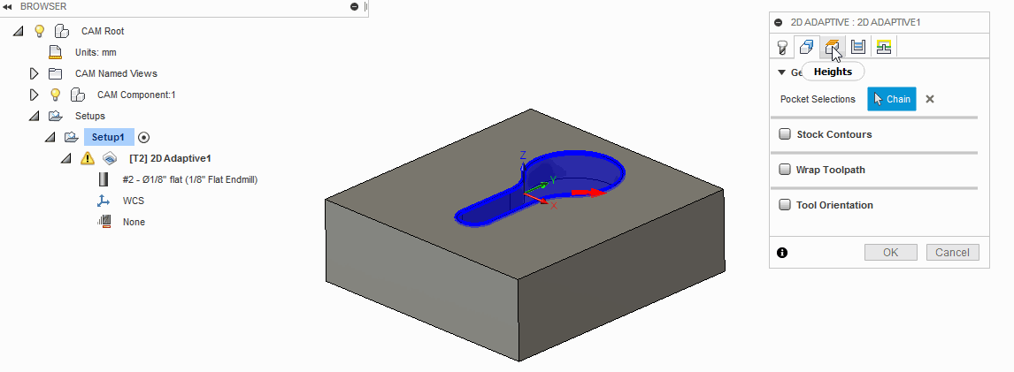 Empty Toolpath" and "No Passes to Link" in 360