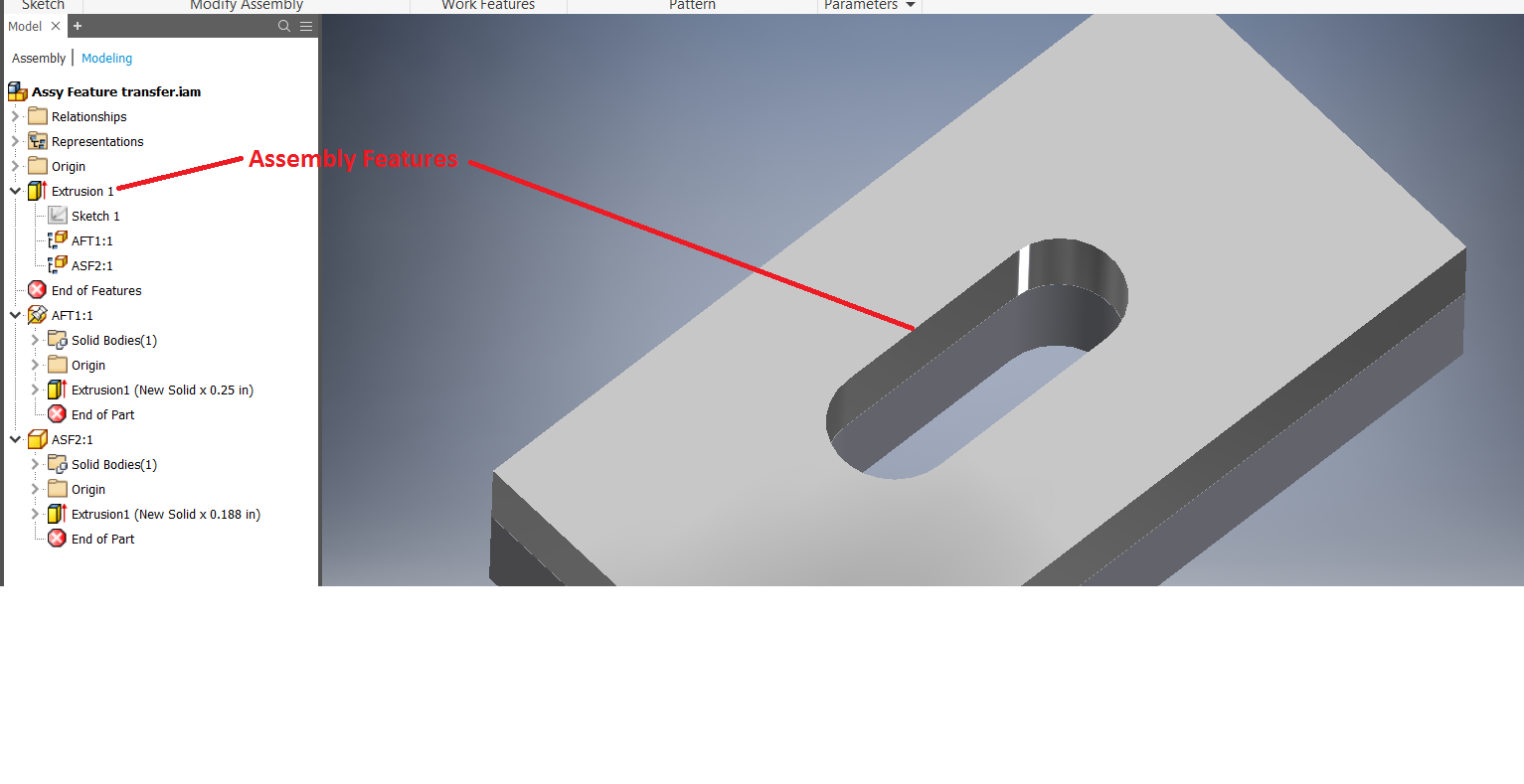 Creative Importing sketch from a drawing into a part in inventor for Learning