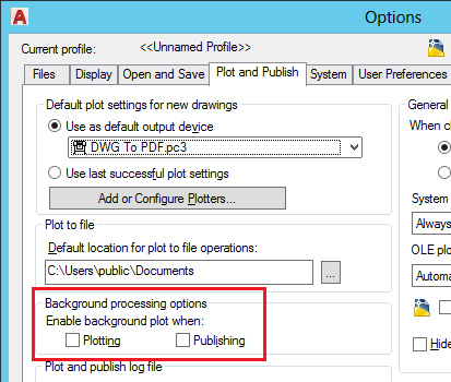 Multiple users unable to publish from AutoCAD when logged in via Remote ...