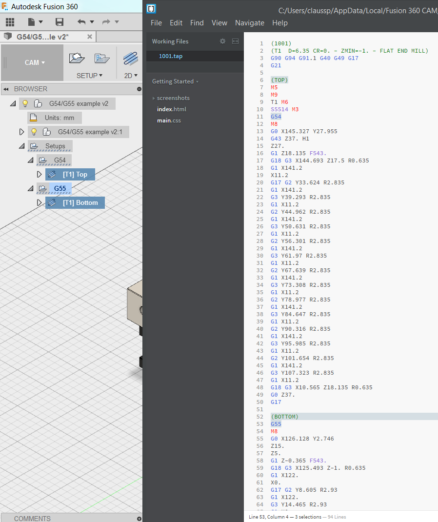 How To Define Work Coordinate Systems In Fusion 360 Manufacture Fusion 360 Autodesk Knowledge Network