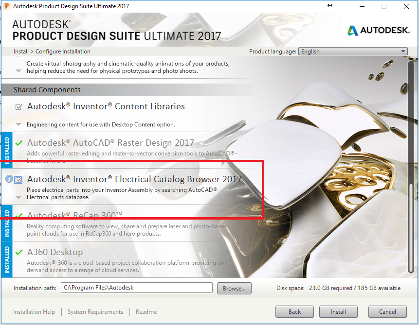 Autodesk inventor electrical catalog browser что это