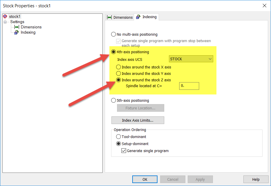 How to use a right angle head/90 degree head in FeatureCAM FeatureCAM