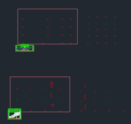 Section Views are placed on top of each other