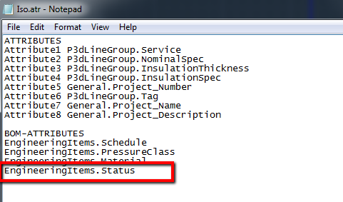 How to show a custom status in an isometric drawing of AutoCAD Plant 3D?