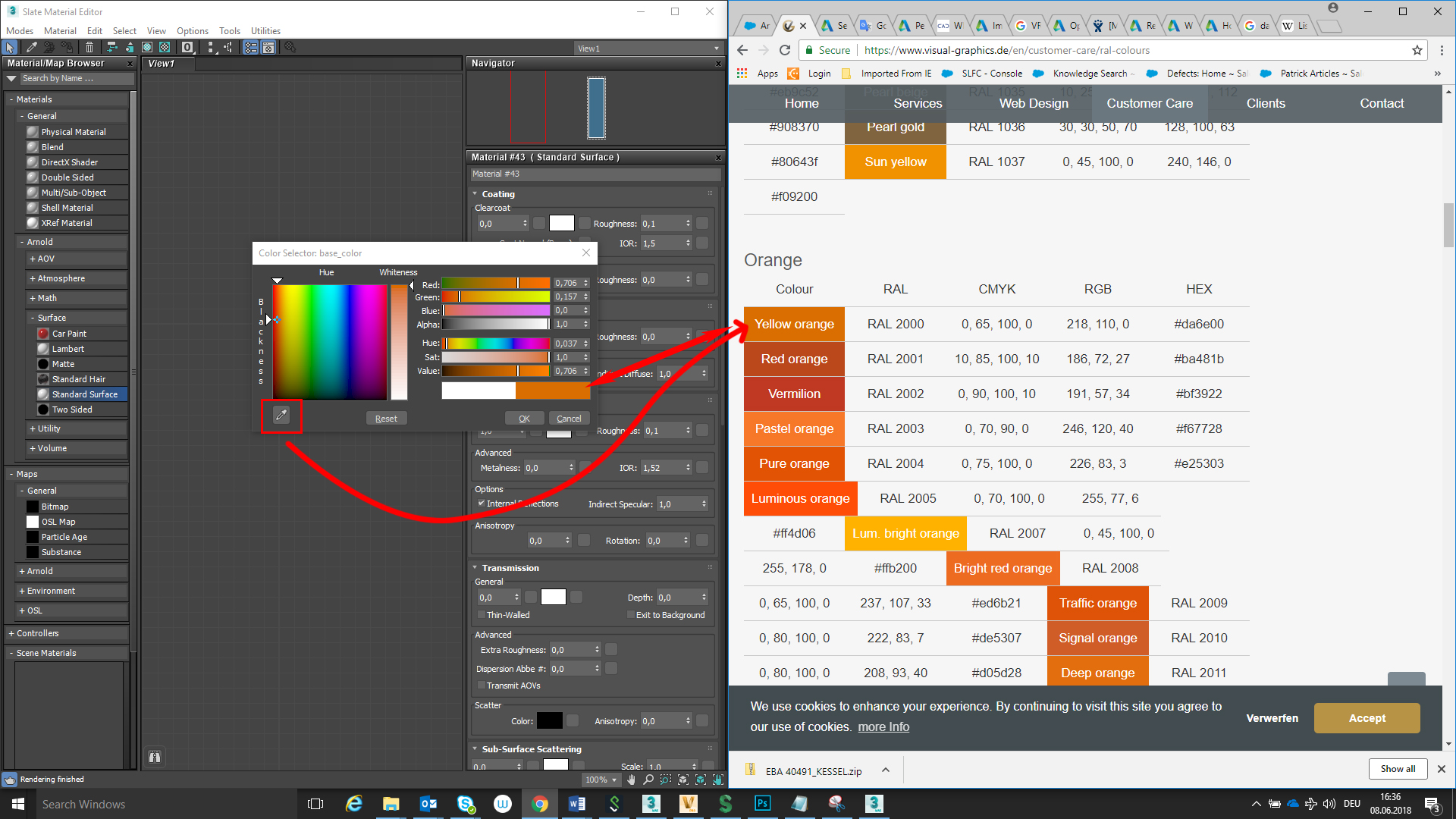 Ral в rgb. RAL 2002 RGB. RGB В 3д Максе. 3d Max RGB параметры. Конвертер цветов из RGB В RAL.