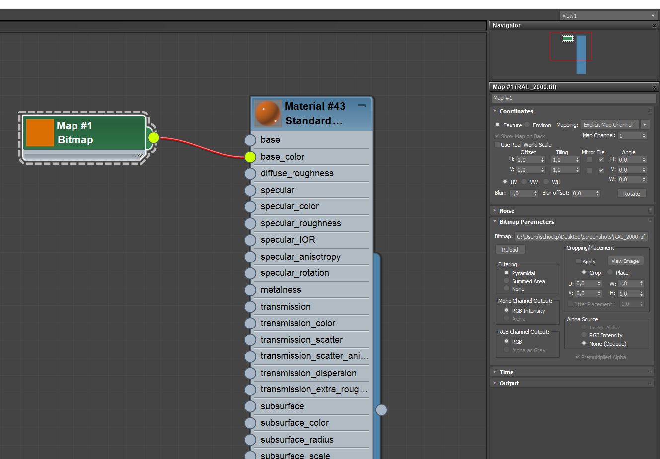 Как определить ral в 3ds max