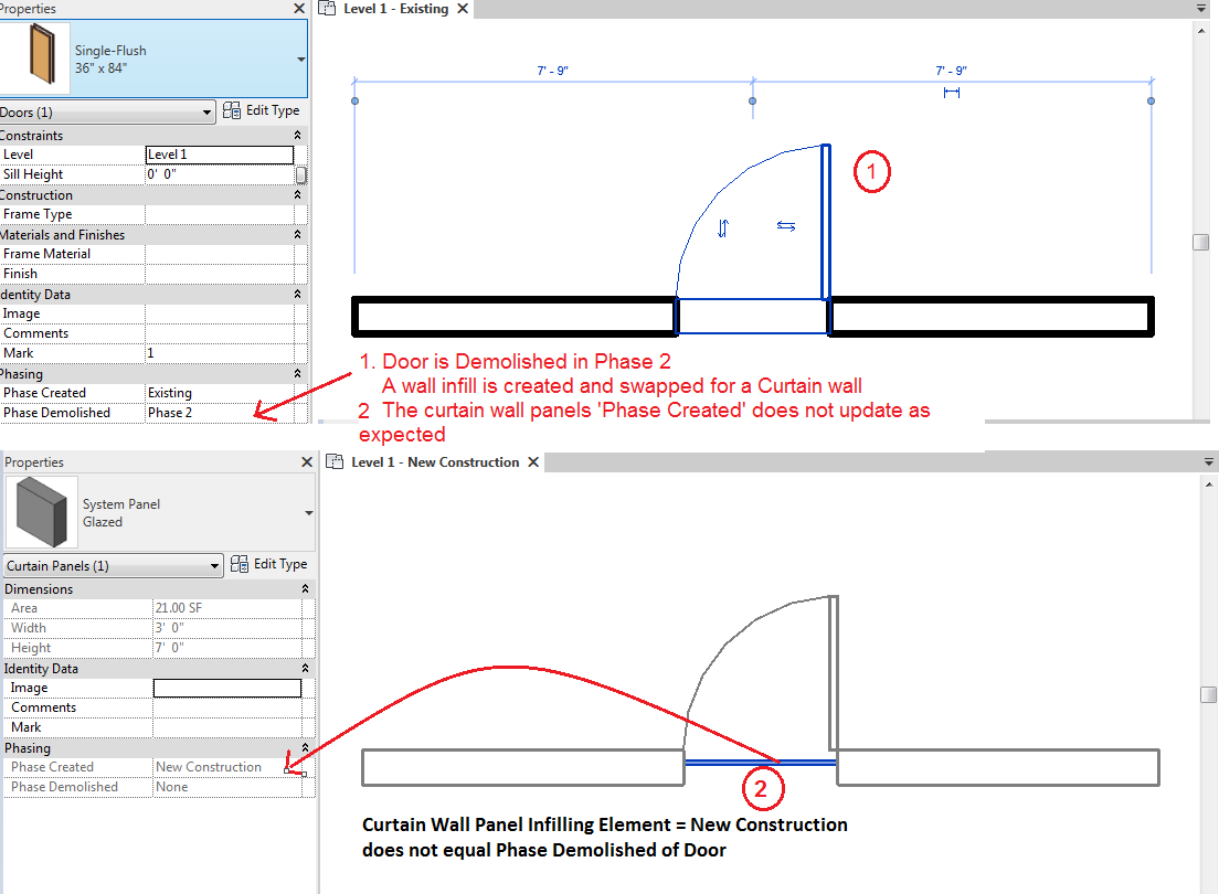 How To Join Two Curtain Wall Panels Autodesk Community Revit Products