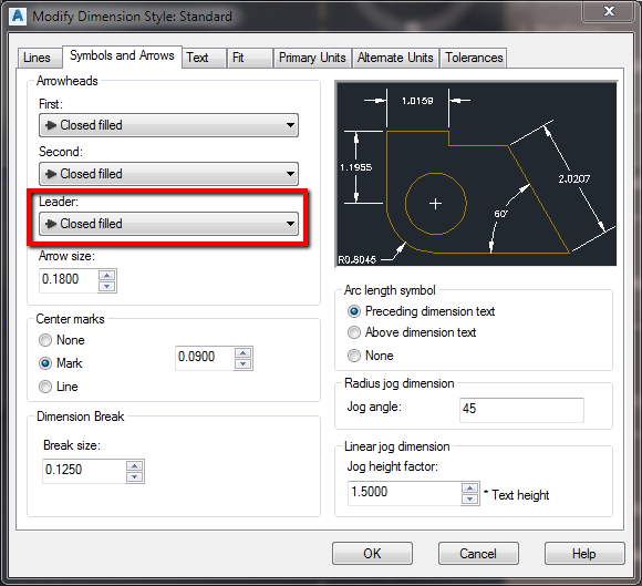 Changing the Misc Type properties for annotation leaders has no effect ...