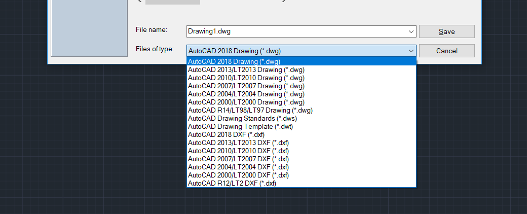 Version 2019 is missing from the drop down list when Saving As from ...