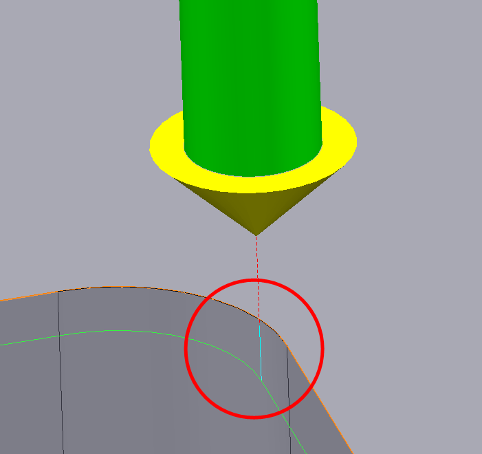 Lead in and lead out options are not updating when chamfer milling in